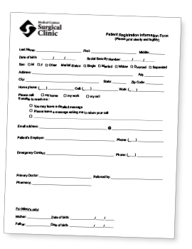 Marshall Family Medicine New Patient Paperwork